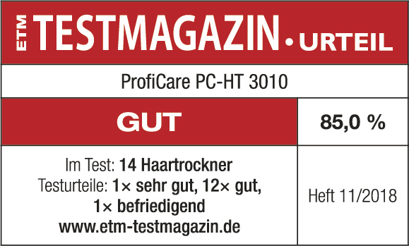 3010 Proficare ProfiCare PC-HT braun-bronze Profi-Haartrockner Germany